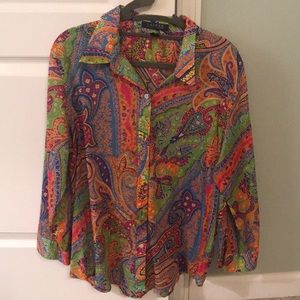 Paisley Dress Top, Ralph Lauren